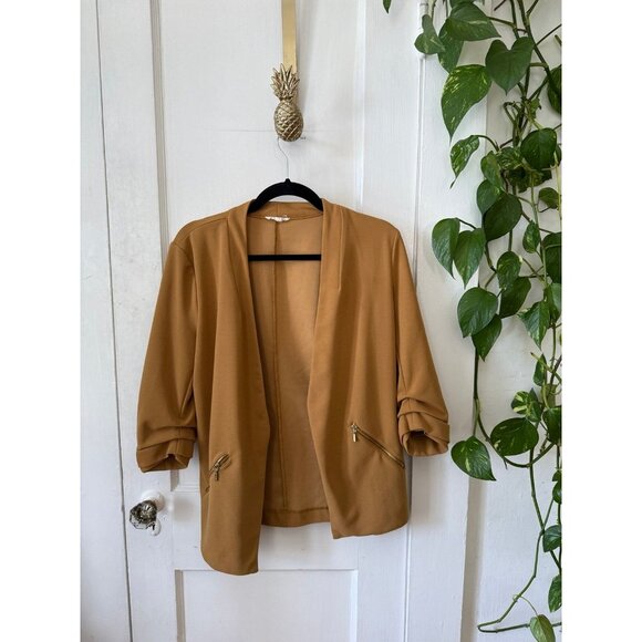 Maurices women’s size medium mustard blazer - Picture 1 of 7